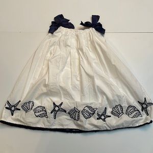 Girls three tea white beach dress Rachel Zoe